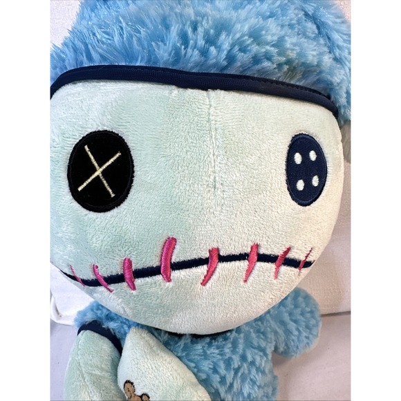 Disney Stitch 16" Plush Scrump In Pajamas From Hong Kong Disneyland - Picture 3 of 9